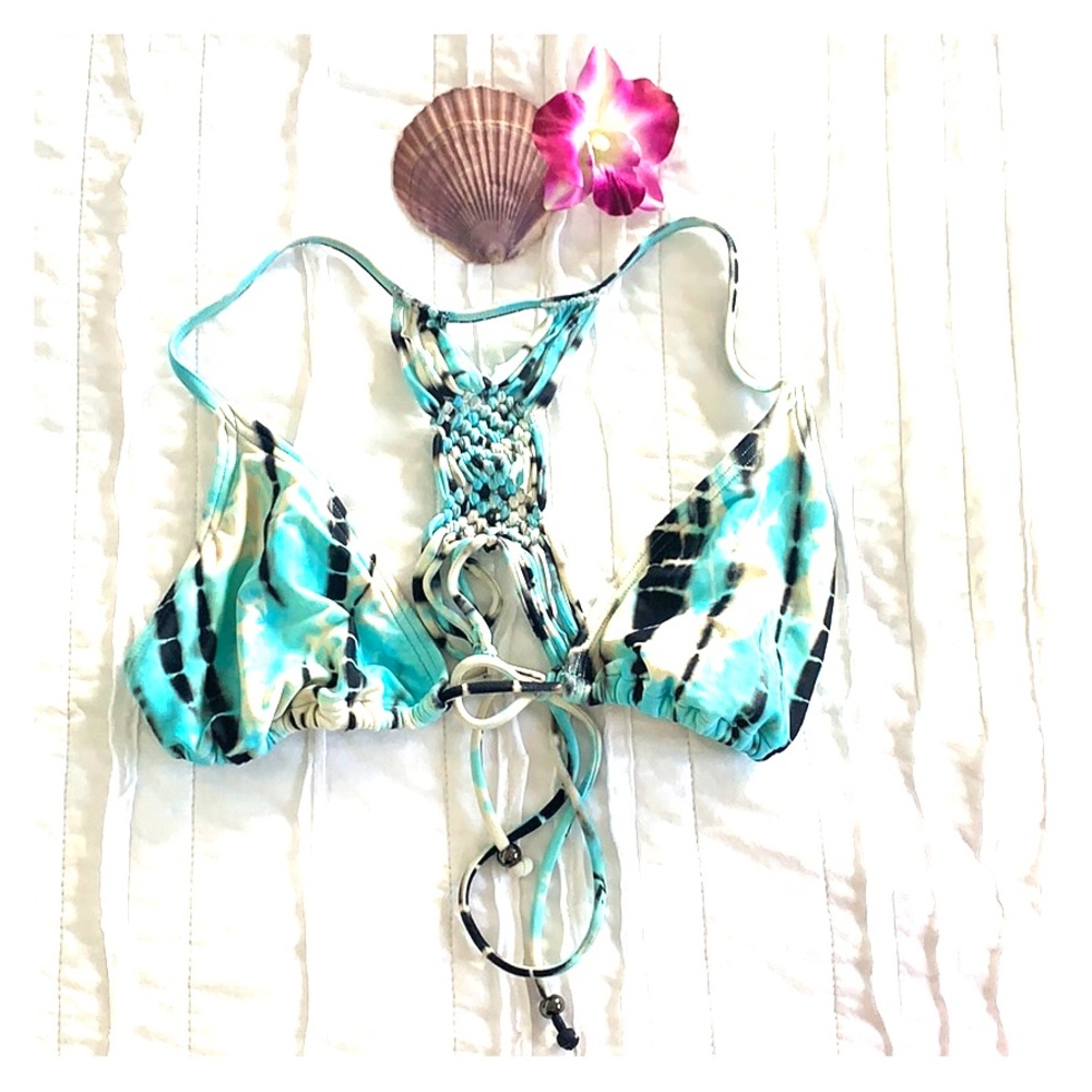 Rip curl tie dye Bikini top